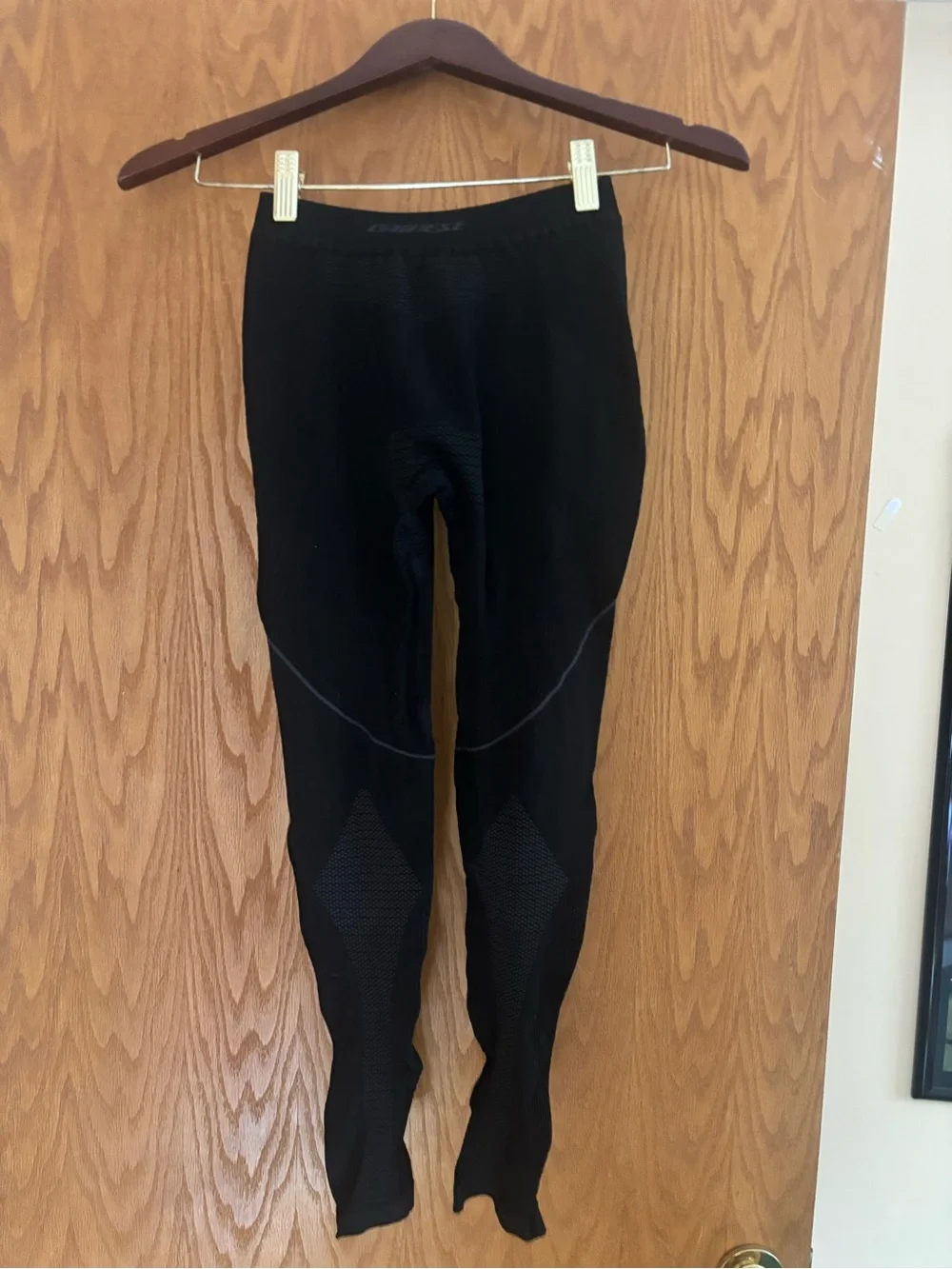 Dainese Men’s M Technical Ski Base Layer Pants Black Made in Italy